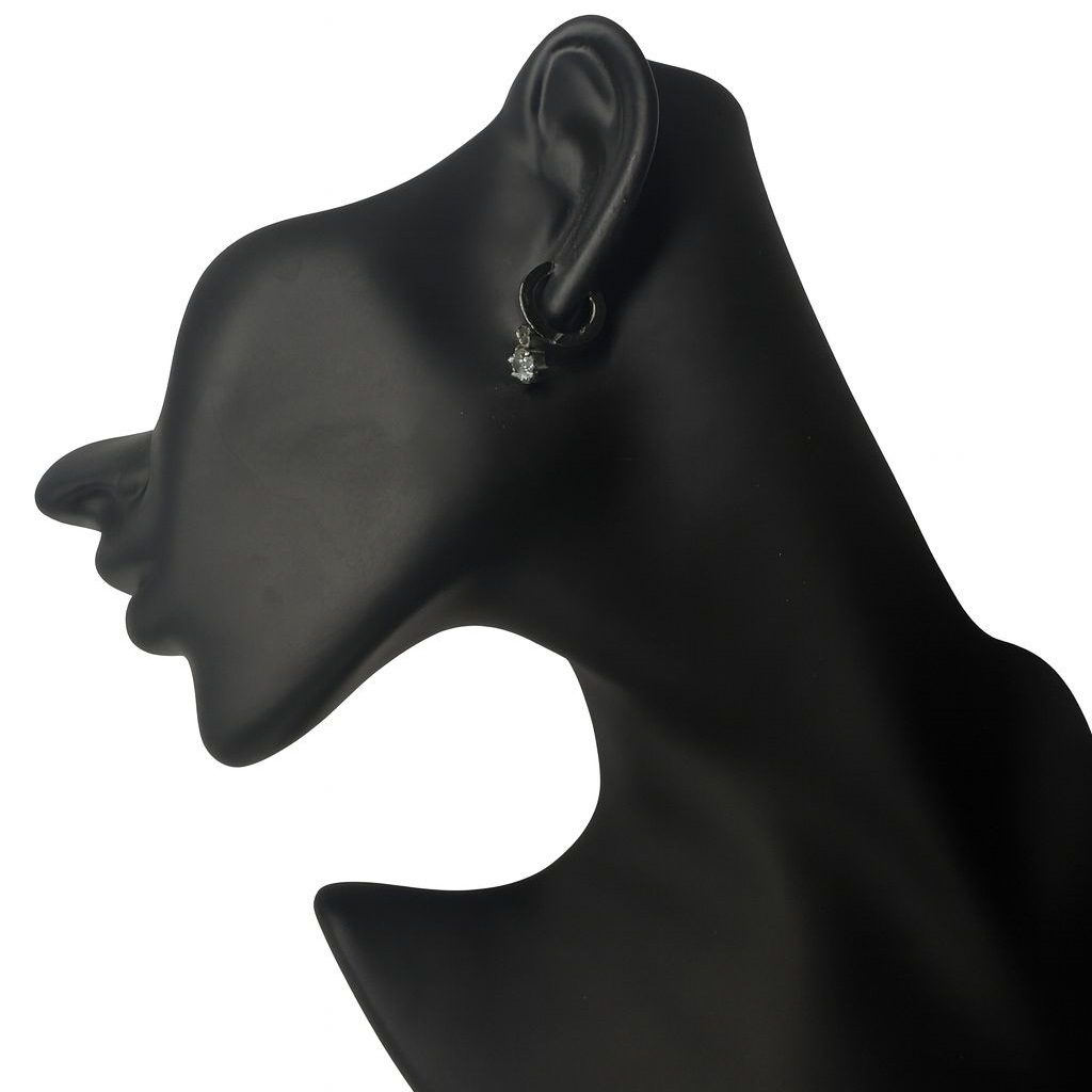 BECHTGOLD ,,Radiant" Stainless Steel Creolen Damen Ohrringe